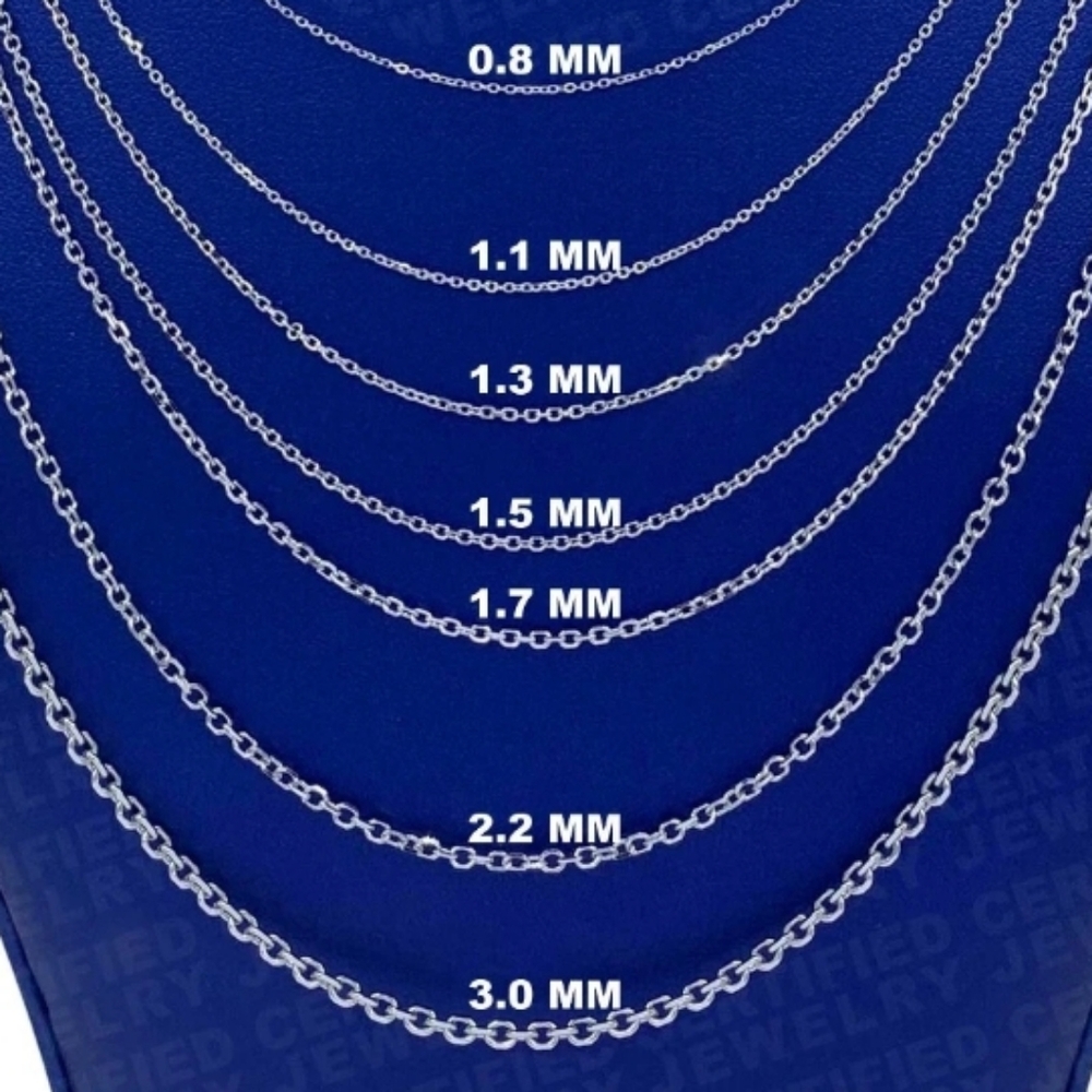 *ISO* A 10K-14K White Gold Chain